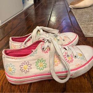 Colorful Floral Kids Sneakers